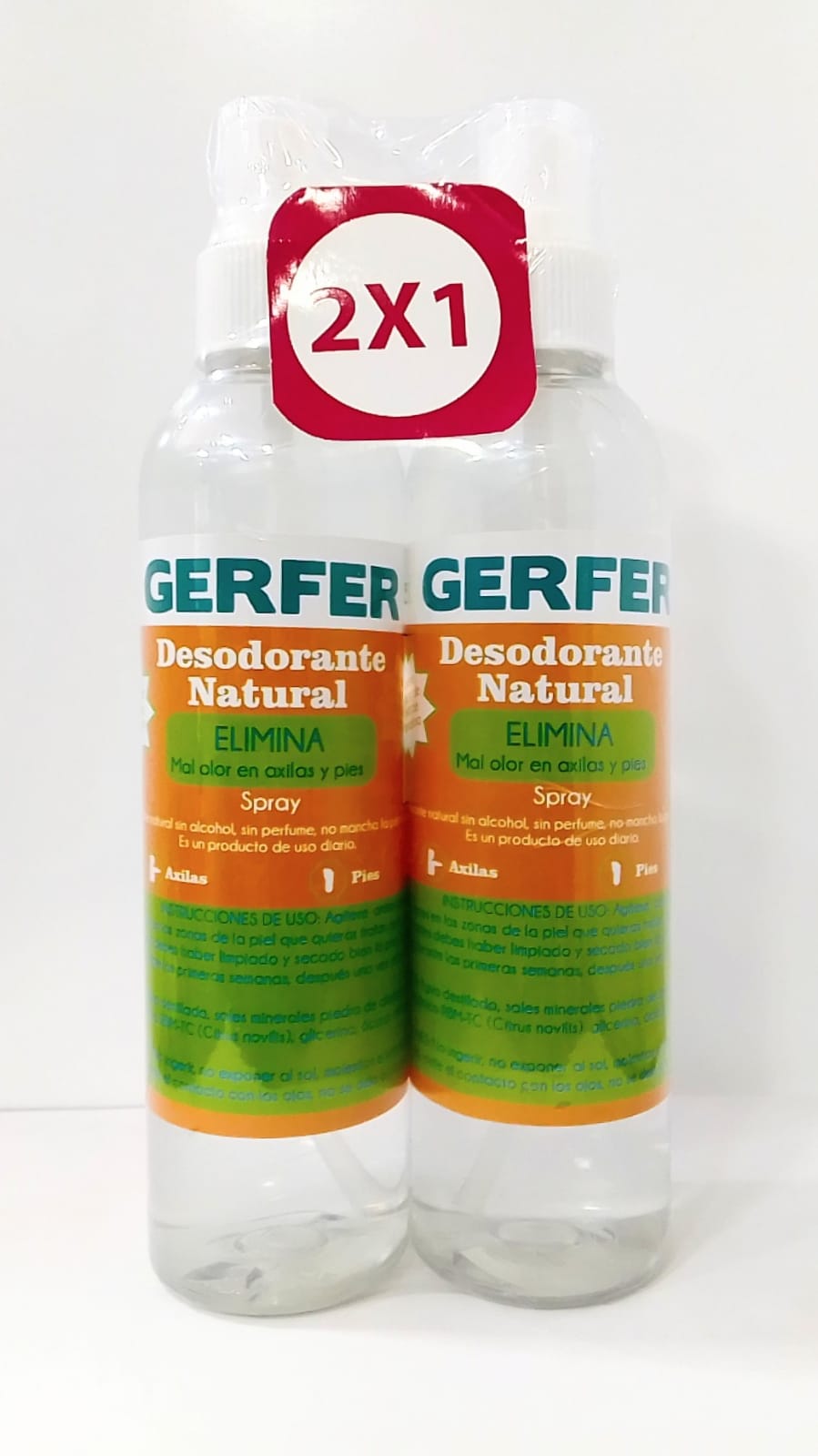 DESODORANTE NATURAL 250ml. GERFER